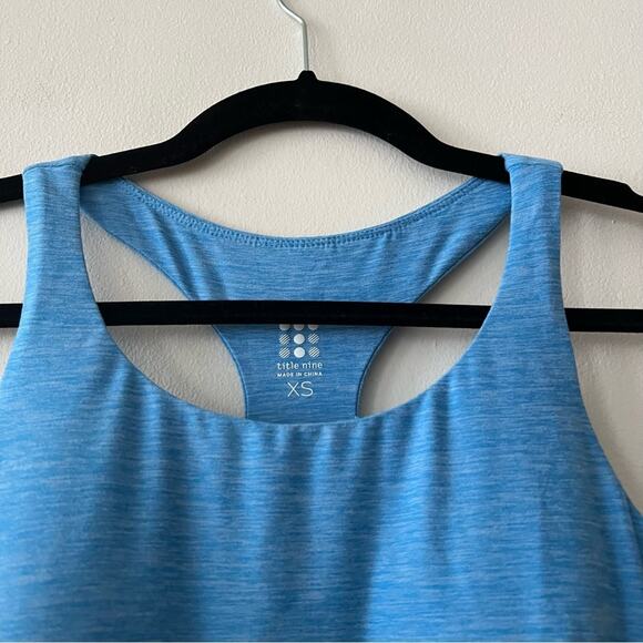 Title Nine Double Down Blue Workout Dress - Picture 8 of 15